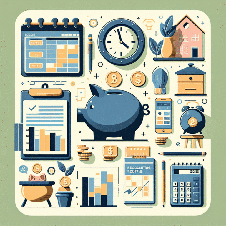 como montar uma rotina de economia doméstica