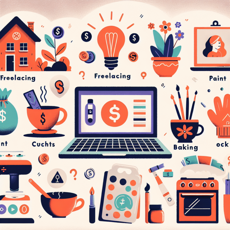 ideias de renda extra em casa: 10 opções práticas