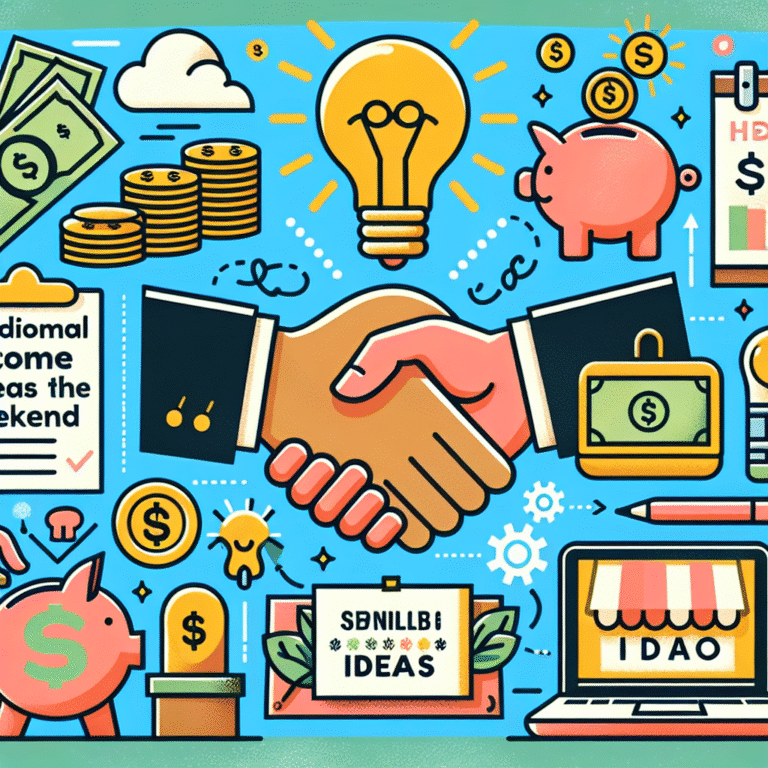 ideias de renda extra para o fim de semana que podem complementar sua renda